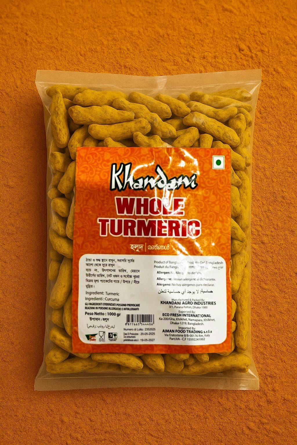 Turmeric — Dry Whole